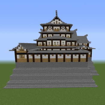 Small Chinese Pagoda - Blueprints for MineCraft Houses, Castles