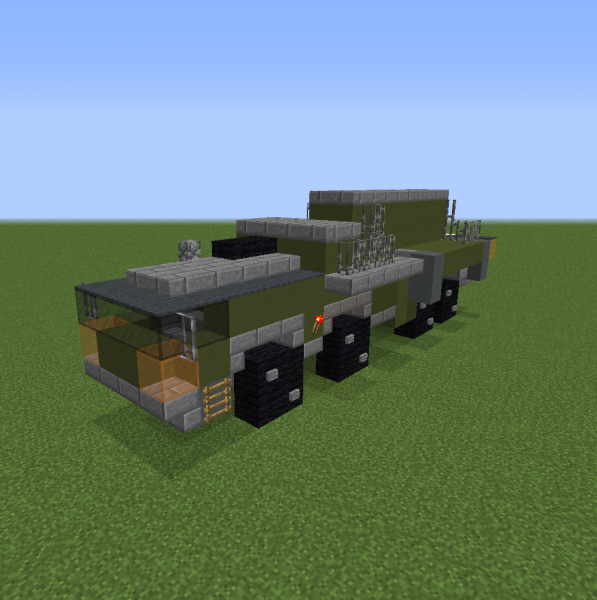 Ballistic Missle Truck - Blueprints for MineCraft Houses, Castles ...