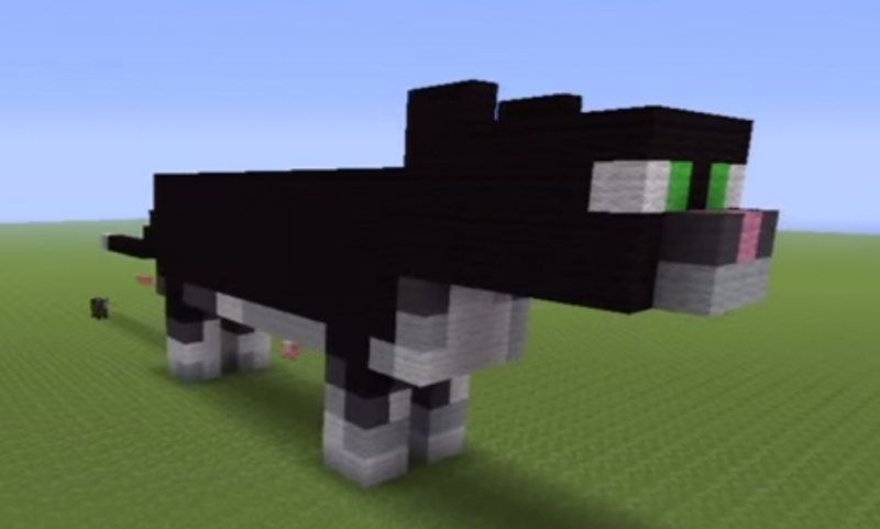 Minecraft cat scratching post hotsell