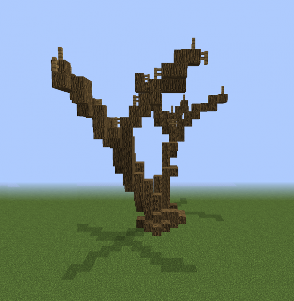 Dead Tree 5 Blueprints For MineCraft Houses Castles Towers And Dead Tree 5 Blueprints For MineCraft Houses Castles Towers And