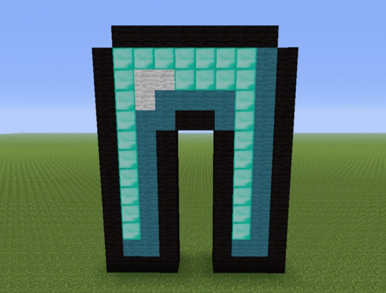 Diamond Leggings - Blueprints for MineCraft Houses, Castles