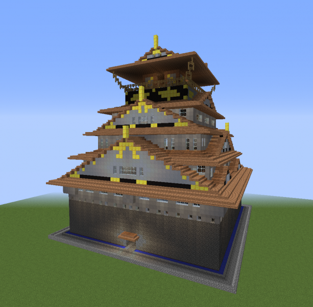 Asian Pagoda - Blueprints for MineCraft Houses, Castles, Towers