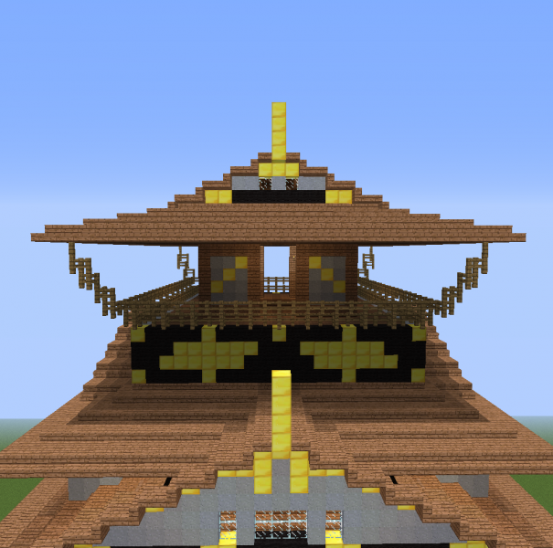 Small Chinese Pagoda - Blueprints for MineCraft Houses, Castles