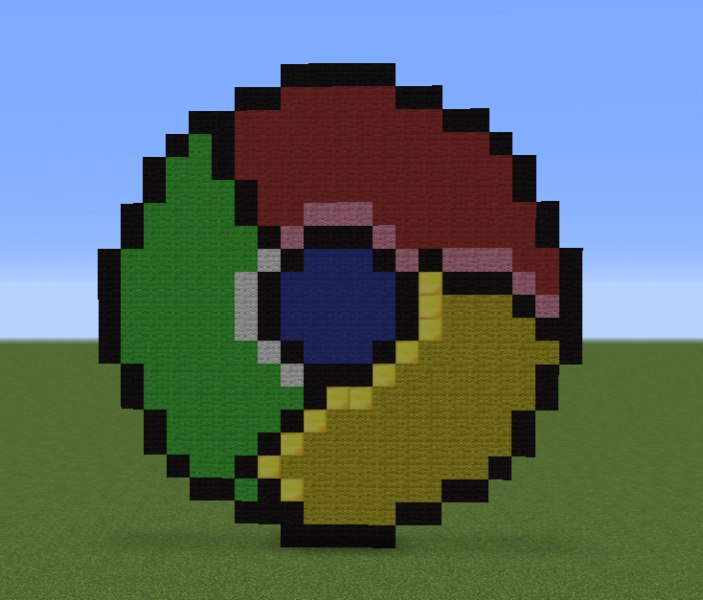 google logo Minecraft Map