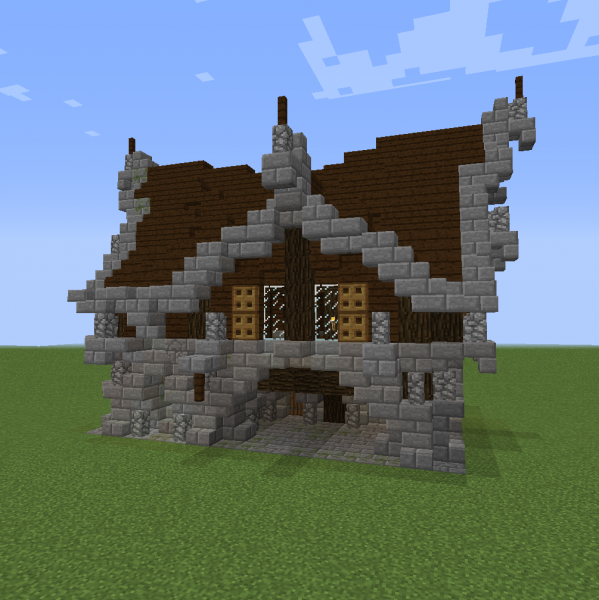 Medieval Houses - Blueprints for MineCraft Houses, Castles, Towers, and  more