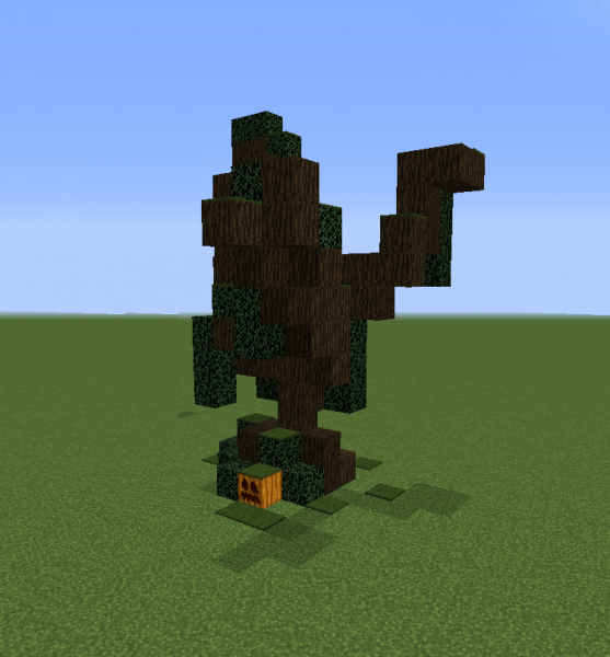 Halloween Swamp Tree 12 - Blueprints for MineCraft Houses, Castles, Towers,  and more