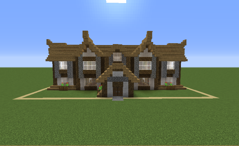 Minecraft: How to Build a Large Medieval House 