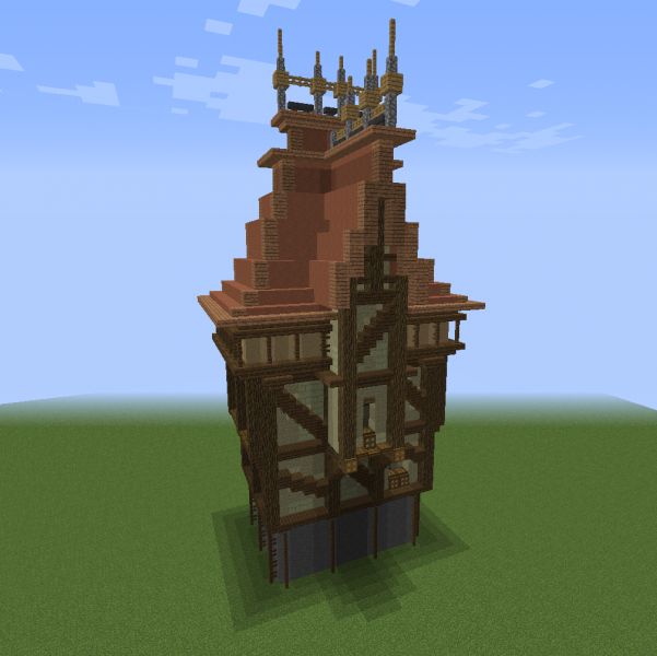 Medieval Survival House - Blueprints for MineCraft Houses, Castles, Towers,  and more, GrabCraft