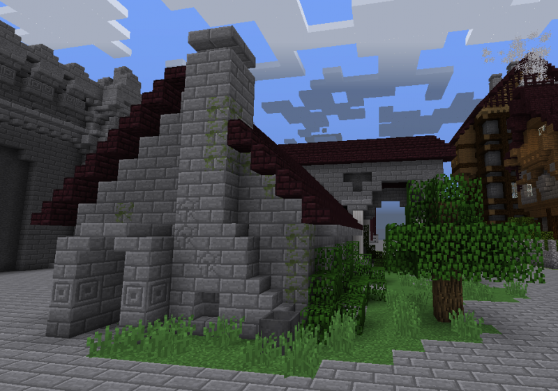 Medieval Stone House - Blueprints for MineCraft Houses, Castles, Towers,  and more