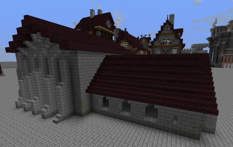 Medieval Stone House - Blueprints for MineCraft Houses, Castles