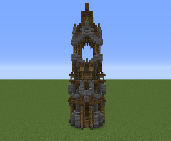 Medieval Tower Blueprints For MineCraft Houses Castles Towers And 