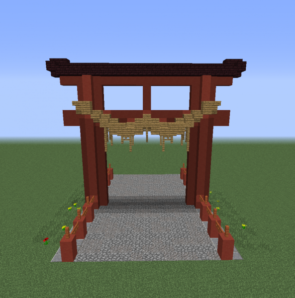 Японский дом схематика. Японская арка майнкрафт. Врата тории Minecraft. Японские ворота тории майнкрафт. Японские врата Тори майнкрафт.
