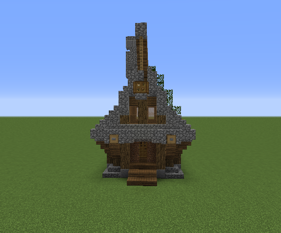 Medieval Survival House - Blueprints for MineCraft Houses, Castles, Towers,  and more, GrabCraft