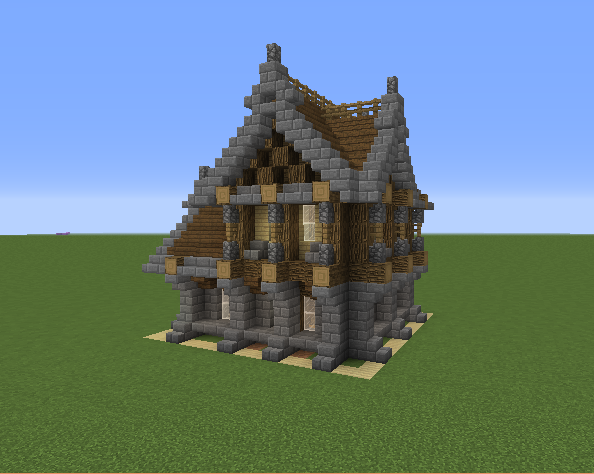 Minecraft Medieval House Build