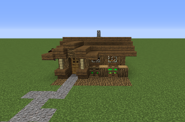 Medieval Survival House - Blueprints for MineCraft Houses, Castles, Towers,  and more, GrabCraft