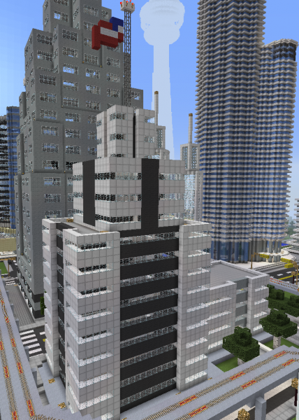 Город Modern heights. Building 1v1