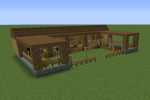 Stable Blueprints For MineCraft Houses Castles Towers And More 