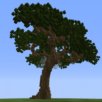 Fantasy Huge Tree 3 - Blueprints for MineCraft Houses, Castles, Towers ...