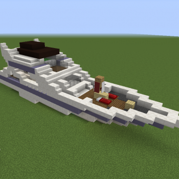 tuto yacht de luxe minecraft