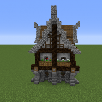 Minecraft  How to Make a Small Medieval Mansion 