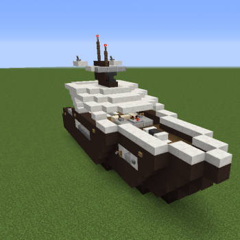 image de yacht minecraft