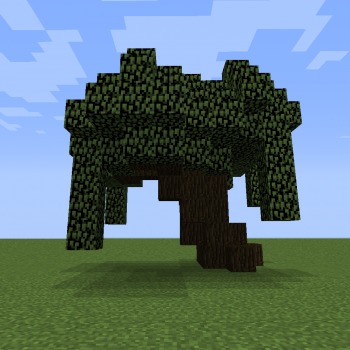 Swamp Tree S - Blueprints for MineCraft Houses, Castles, Towers, and ...