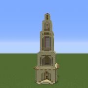 Arabic Desert Temple Tower