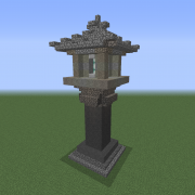 Asian Stone Pagoda Lantern 2