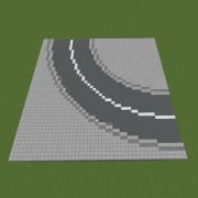 Asphalt Curve Street Segment