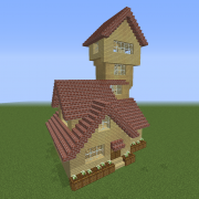 Asymmetric Large House 4