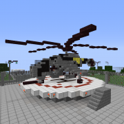 Attack Helicopter on Helipad