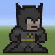 Bat-Man Pixel Art