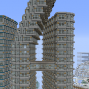 Big Futuristic Apartment Building 3