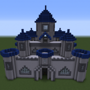 Castle With Blue Towers