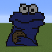 Cookie Monster Statue