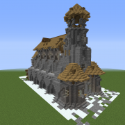 Detailed Medieval Cathedral