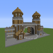 Detailed Medieval Gatehouse