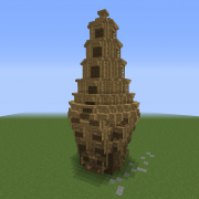 Detailed Wooden Tower