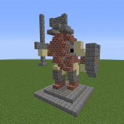 Dwarven Warrior Statue 2
