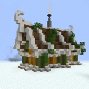 Elven Town Small House Off Axis