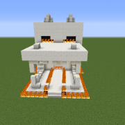 Ender Dragon Skull Survival House