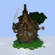 Fantasy Elven Medium House 3