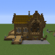 Fantasy Old Wooden House