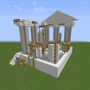 Greek Temple Under Construction