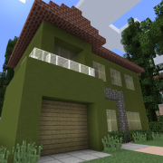 Green Suburban House