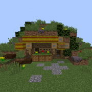 Hobbit Grass Thatched House