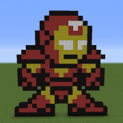 Iron Man Pixel Art