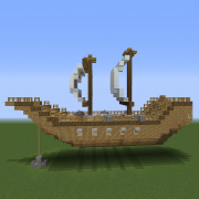 Large Medieval Sailship