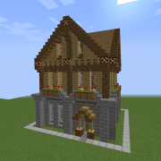 Large Medieval Town House 1