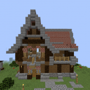 Medieval Island Village Small House 2
